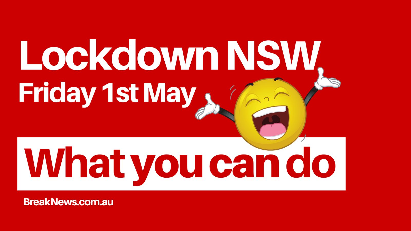 NSW Coronavirus: What You Can & Can't Do from Friday 1st May