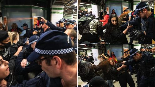 Breaking News: Police Pepper Spray Black Lives Matter Protesters in Sydney