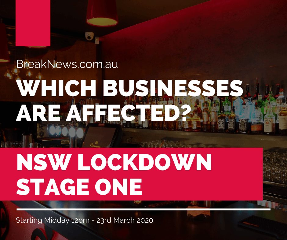 Stage One NSW Lockdown - Which Businesses Are Staying Open?