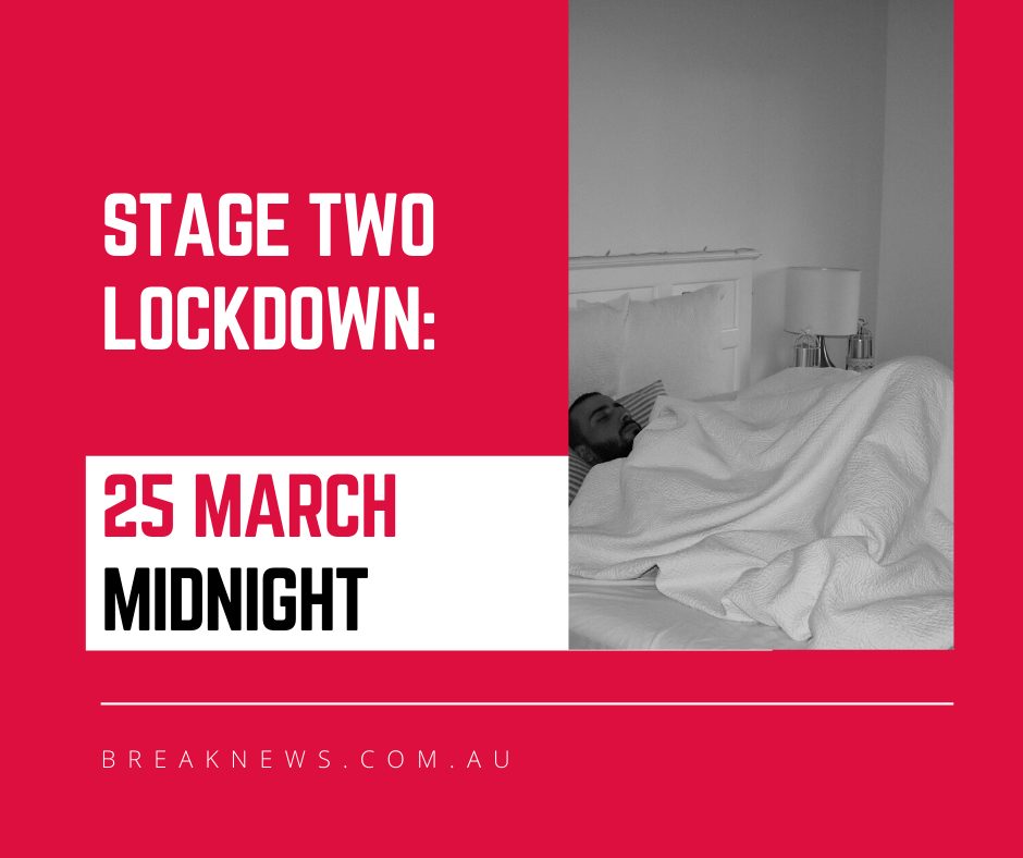 UPDATE: Stage TWO Lockdown - Further Restrictions NSW