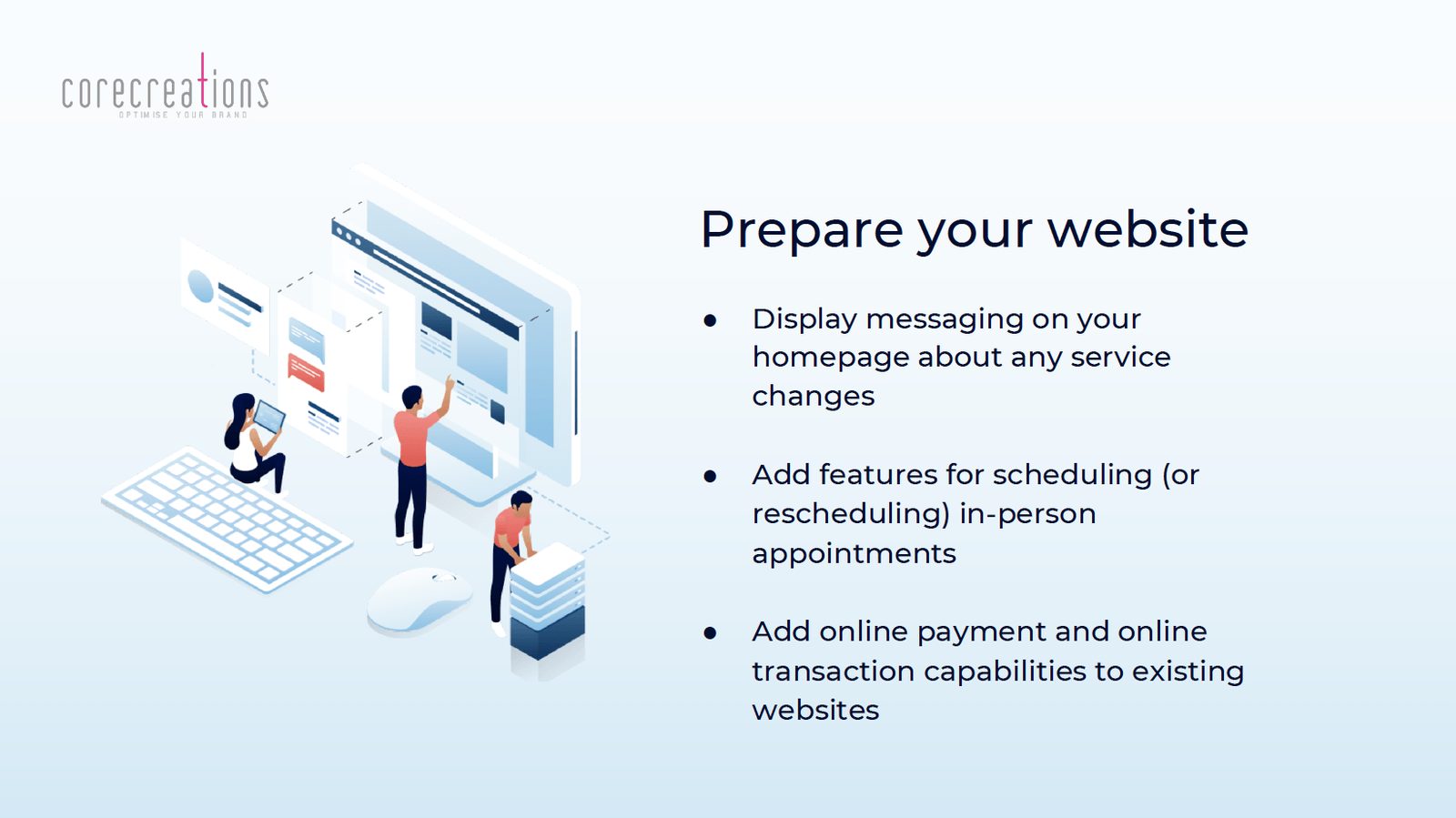 Prepare your Website