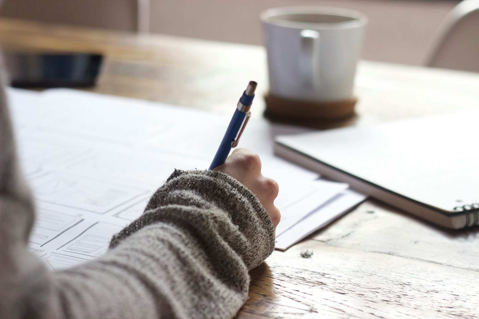 Psychologist studying