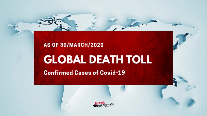Global Death Toll: Confirmed COVID-19 Cases & Deaths Worldwide - 30 March 2020