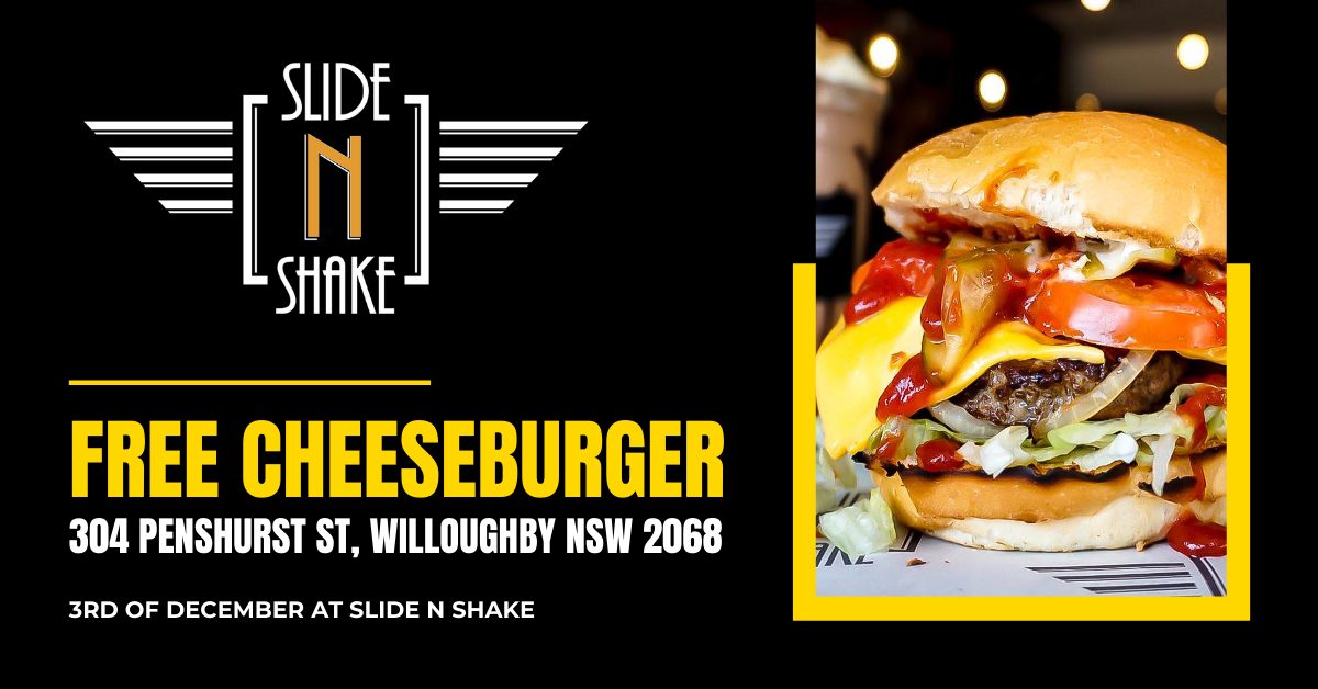 Slide N Shake Announces The Grand Opening of their Willoughby Store With The Free Cheeseburger Day This December