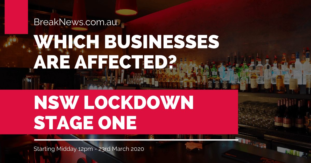 Stage One NSW Lockdown - Which Businesses Are Staying Open?