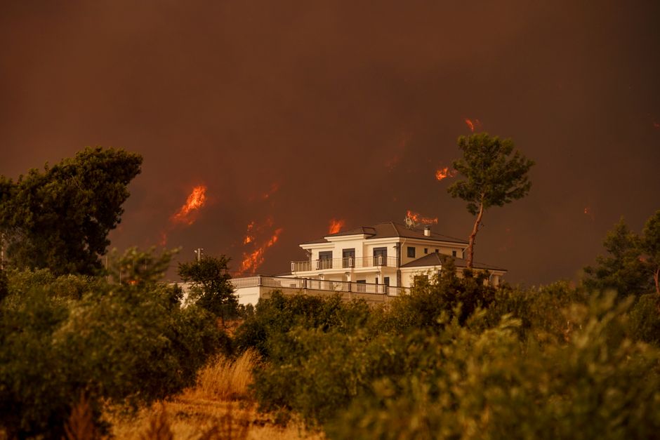 European Wildfires Force More Than 80,000 to Flee as Firefighters Say They Stand 'No Chance'
